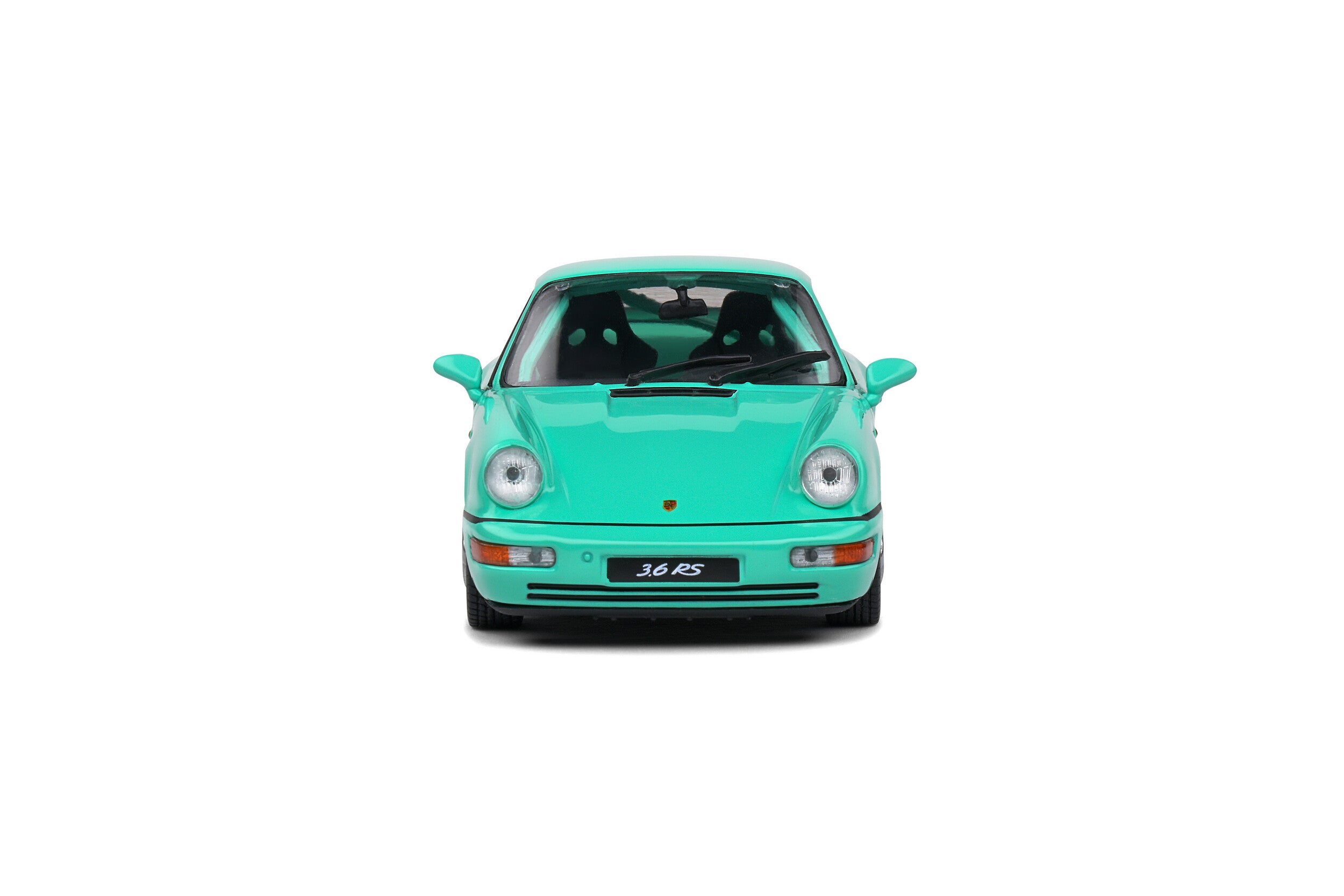 SOLIDO 1:43 Diecast, 1994 Porsche 911 (964) 3.6L RS CLUBSPORT, Mint Green - S4312903
