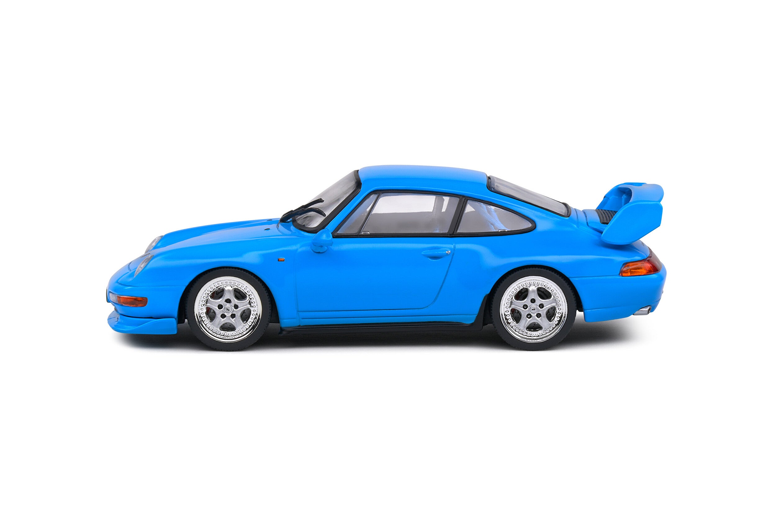 SOLIDO 1:43 Diecast, Porsche 911 (993) Carerra RS Clubsport, Riviera Blue - S4313801
