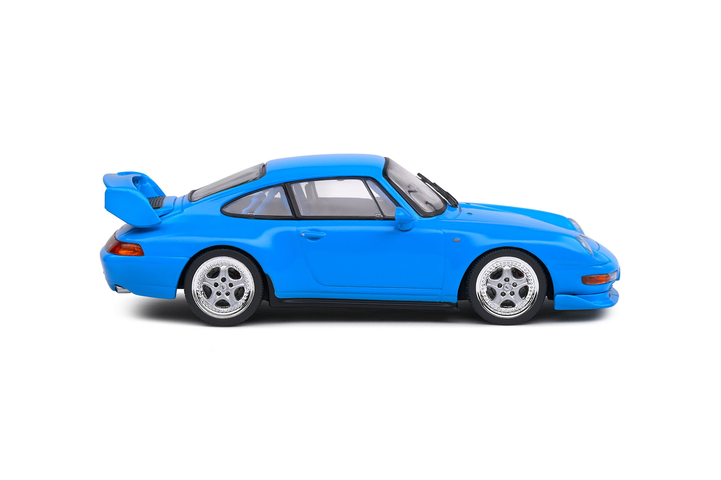SOLIDO 1:43 Diecast, Porsche 911 (993) Carerra RS Clubsport, Riviera Blue - S4313801