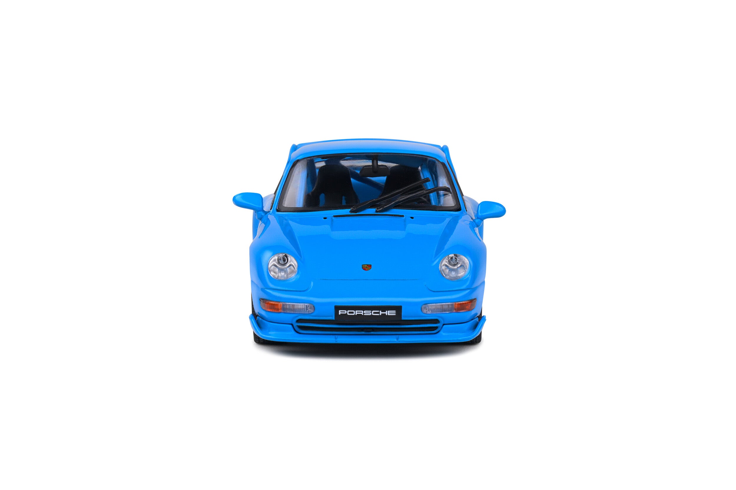 SOLIDO 1:43 Diecast, Porsche 911 (993) Carerra RS Clubsport, Riviera Blue - S4313801