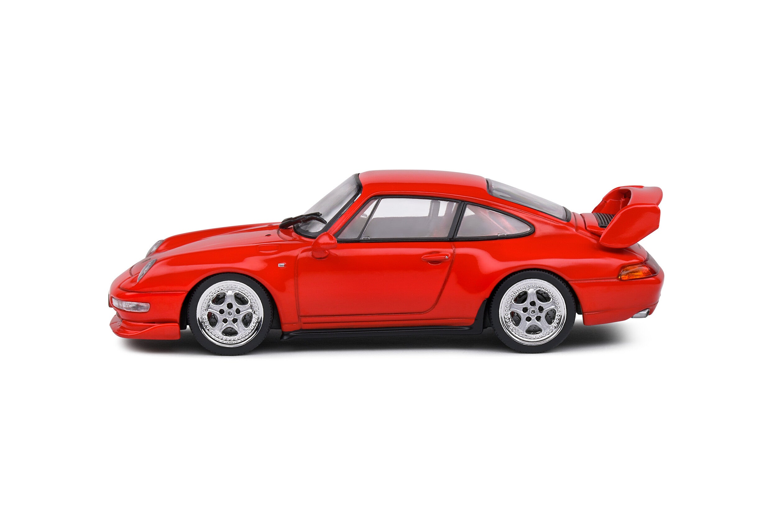 SOLIDO 1:43 Diecast, Porsche 911 (993) Carerra RS Clubsport, Guards Red - S4313802