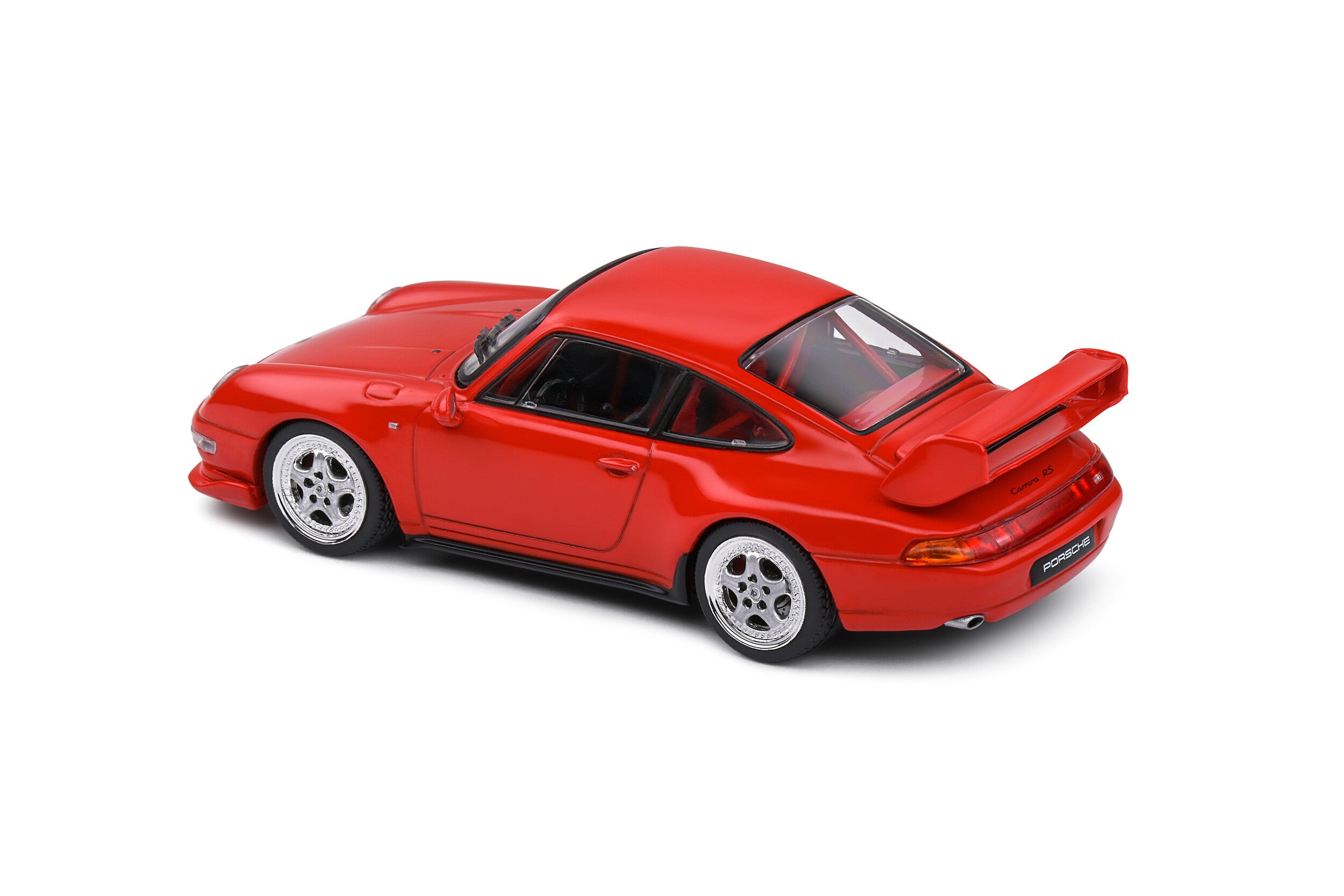 SOLIDO 1:43 Diecast, Porsche 911 (993) Carerra RS Clubsport, Guards Red - S4313802