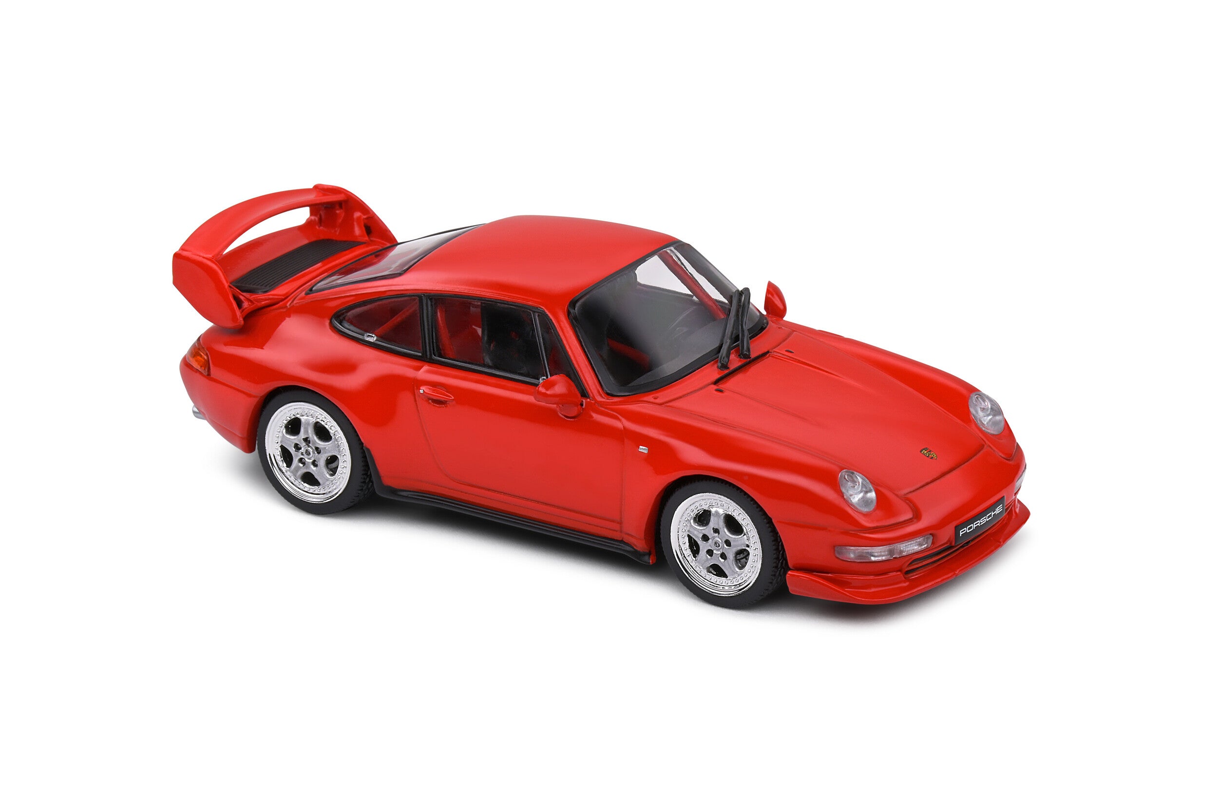 SOLIDO 1:43 Diecast, Porsche 911 (993) Carerra RS Clubsport, Guards Red - S4313802