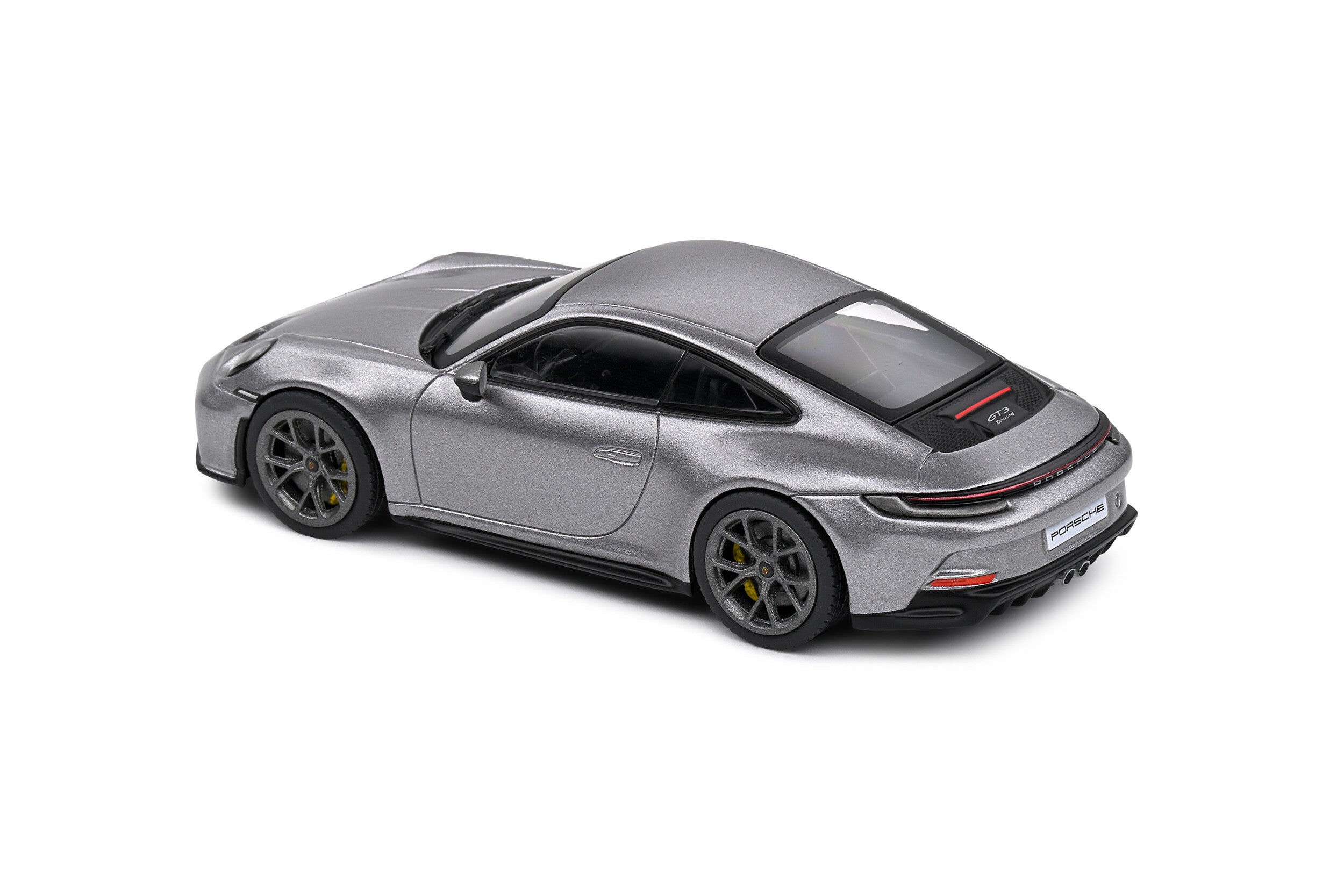 SOLIDO 1:43 Diecast, 2023 Porsche 911 (992) GT3 Touring, Silver - S4316502