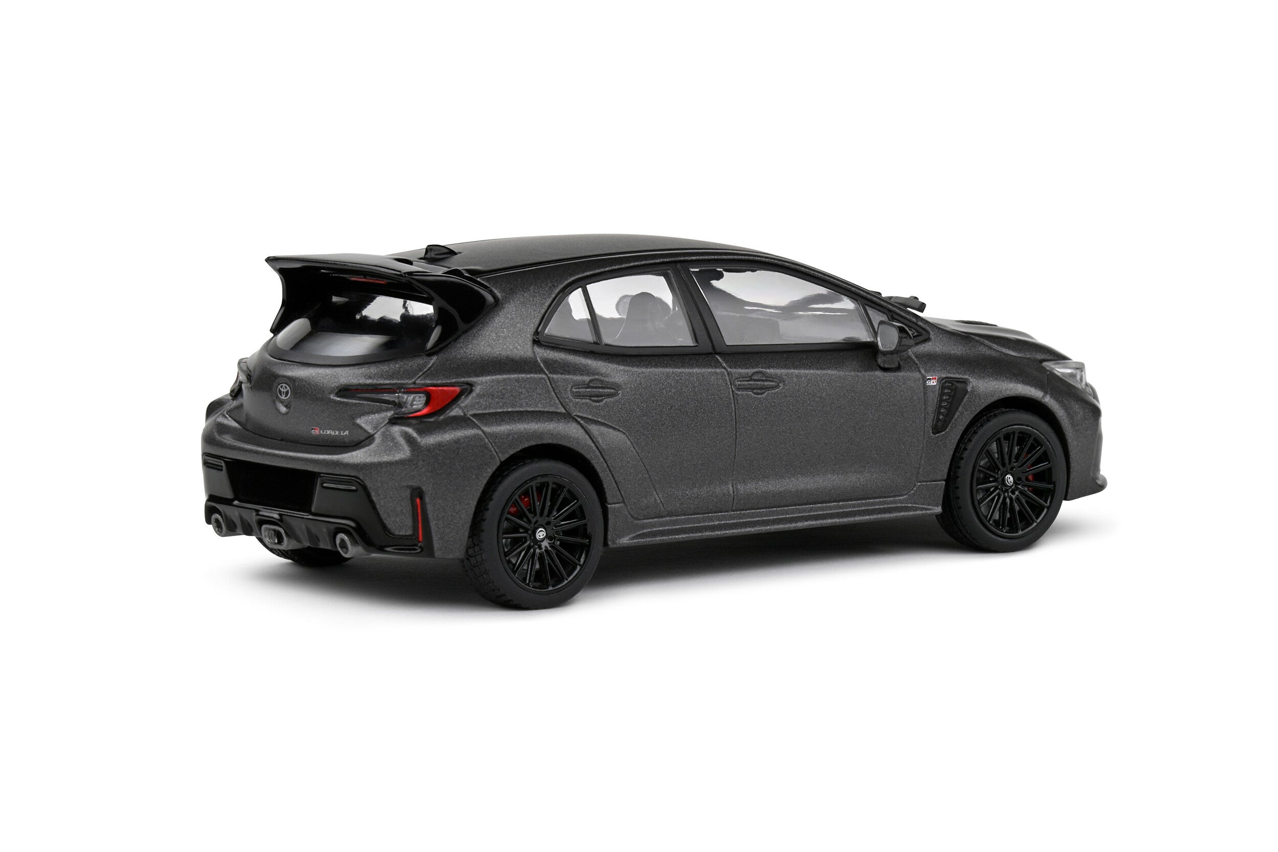 Solido 1:43 Scale, 2023 Toyota Corolla GR Circuit Edition, Heavy Metal (Grey) - S4314201