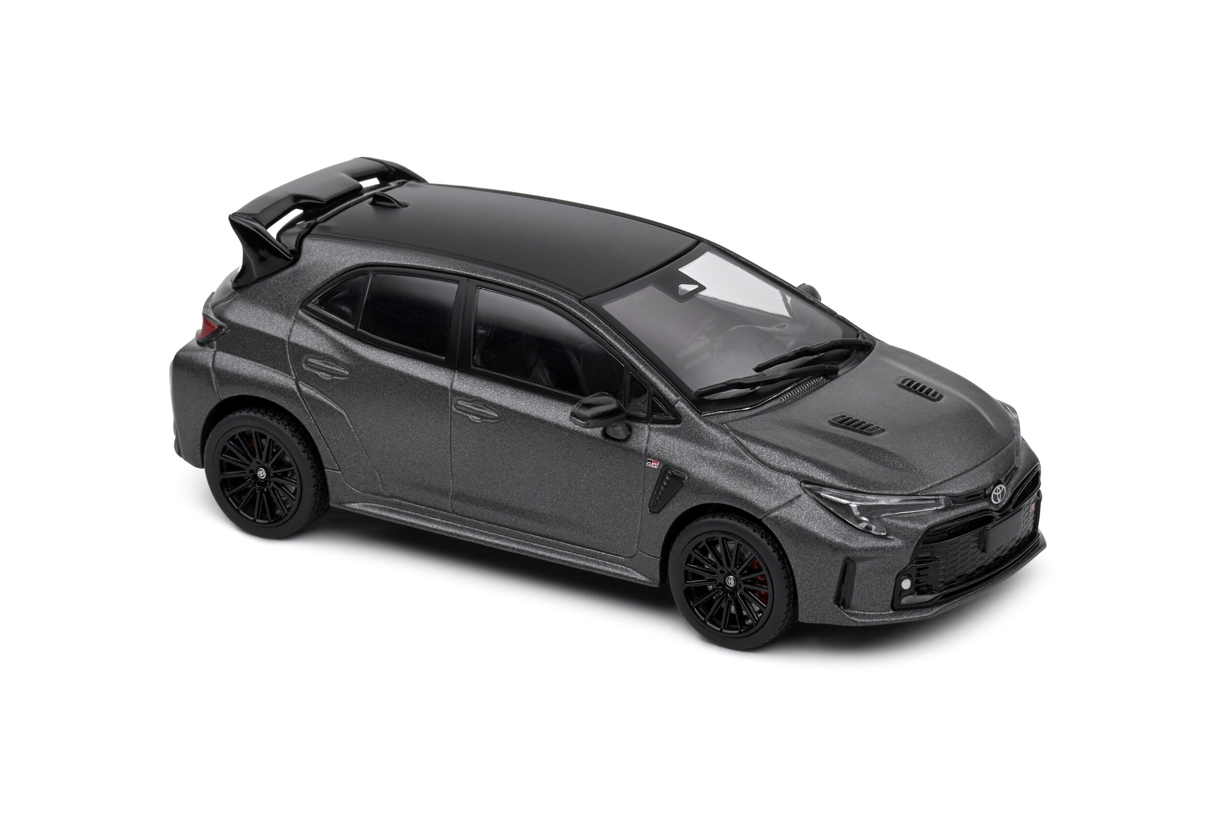 Solido 1:43 Scale, 2023 Toyota Corolla GR Circuit Edition, Heavy Metal (Grey) - S4314201
