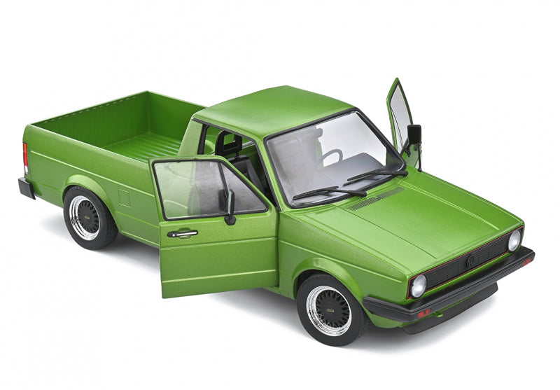 Solido 1:18 Diecast - 1982 Volkswagen Caddy Mk1, Mat Green Custom - S1803507