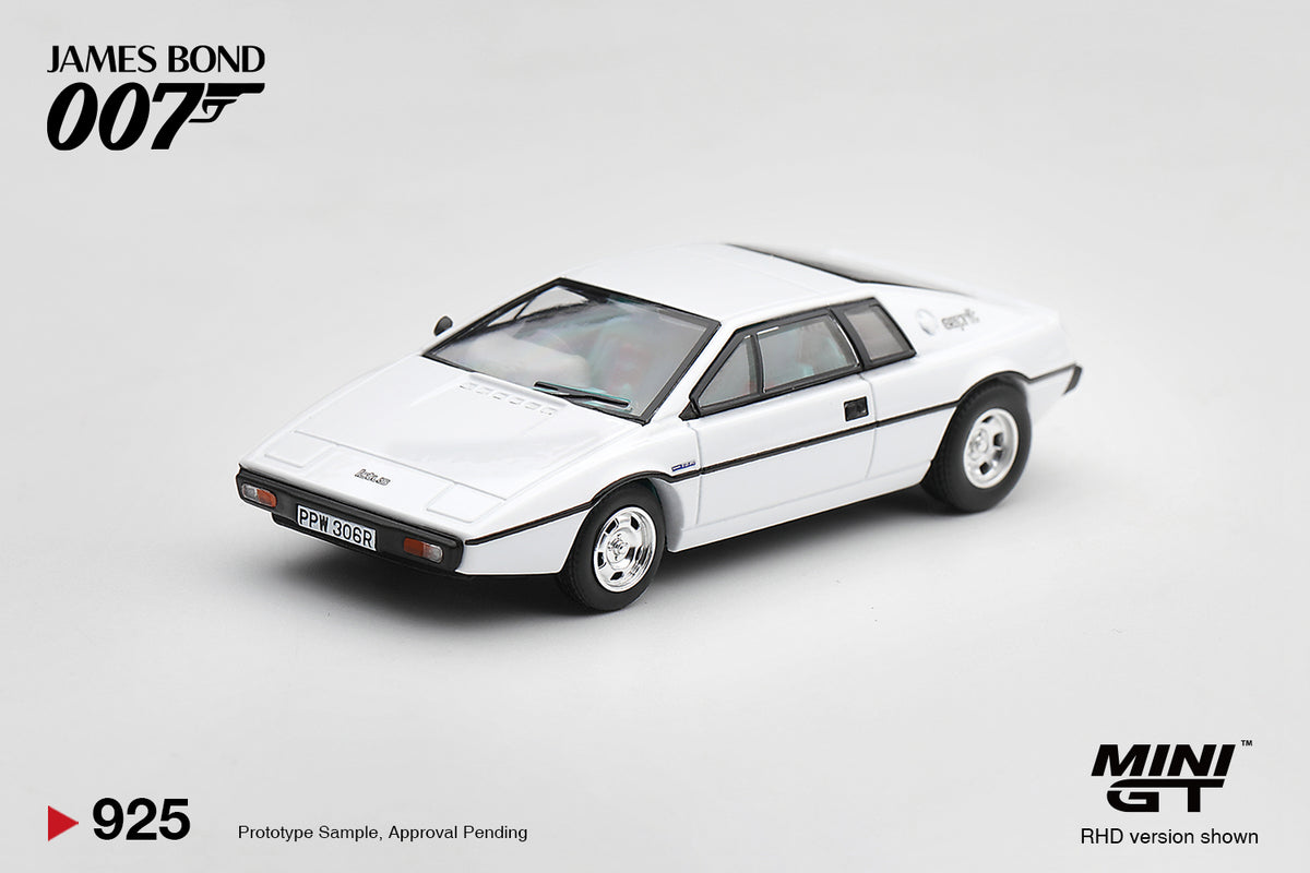 Mini GT 1:64 Lotus Esprit S1 - James Bond 007 - THE SPY WHO LOVED ME, English RHD - BLISTER PACKAGING - MGT00925-007E