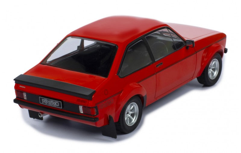IXO 1:18 1977 FORD ESCORT MK2 RS 2000 , Red, Box Arches, Mudflaps