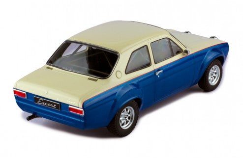 IXO 1:18 1974 FORD ESCORT MK1 RS1600, Blue/White with Spotlights