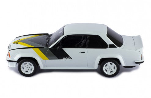 IXO 1:18 1982 Opel Ascona B 400 - White with Decals