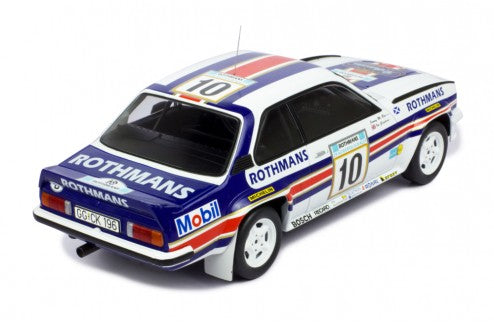 IXO 1:18 Opel Ascona 400 Rothmans Rally Acropolis 1982 #10 J.McRae / I.Grindrod
