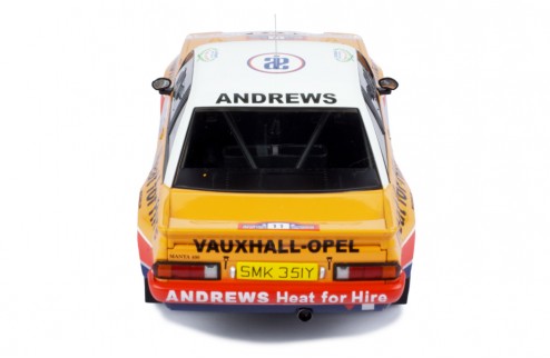 IXO 1/18 ANDREWS HEAT FOR HIRE OPEL MANTA 400 #11 RAC RALLY 1985 RUSSELL BROOKES