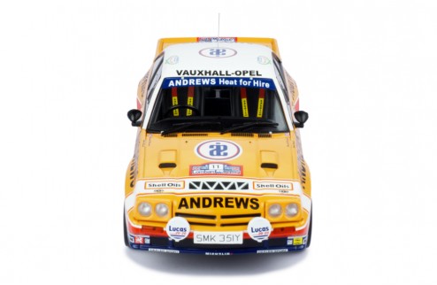 IXO 1/18 ANDREWS HEAT FOR HIRE OPEL MANTA 400 #11 RAC RALLY 1985 RUSSELL BROOKES