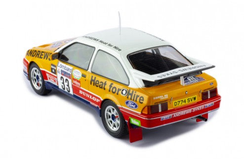 IXO 1:18 Scale Diecast Ford Sierra Cosworth 1989 RAC Rally - #33 Brookes Andrews