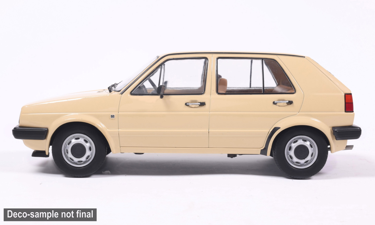 MCG 1:18 Scale Diecast - 1983 VW Golf II, Beige - MCG18836