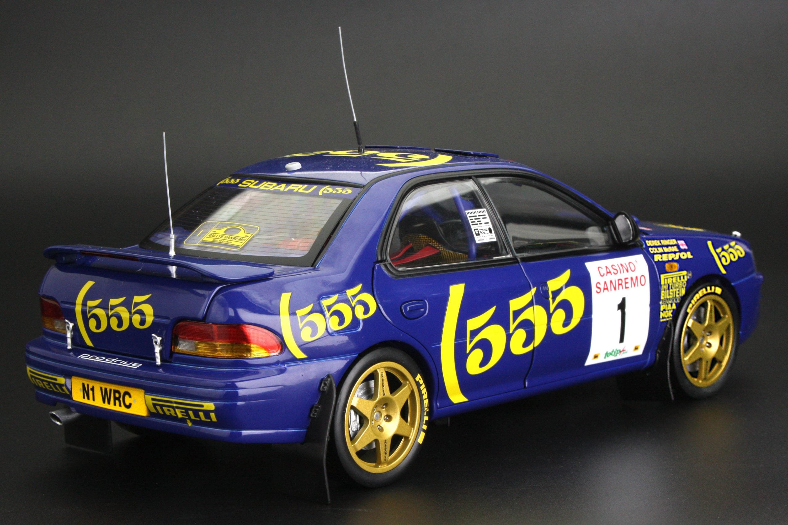 Sunstar 1/18 Subaru Impreza WRC 555 Winner Rallye Sanremo 1996 #1 Colin McRae - 5524