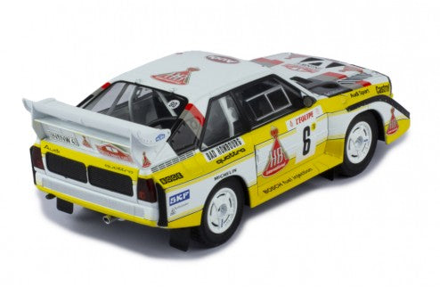 IXO 1:24 Scale Diecast Model Car - 1986 AUDI QUATTRO S1 N.6 RALLY MONTE CARLO