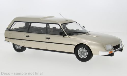 MCG 1:18 Scale Diecast Model Car - 1977 Citroen CX Break, Beige - MCG18554