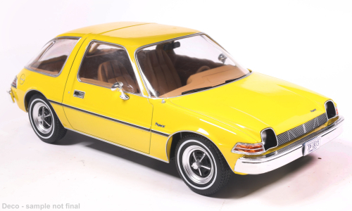 MCG 1:18 Diecast - 1975 AMC Pacer, Yellow - MCG18709