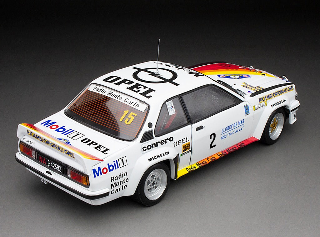 SUNSTAR 1:18 Scale Diecast - Opel Ascona 400 #2 Tony/Rudy - Winner Rally Costa Brava 1982 - 5388