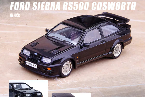 INNO64 1:64 Scale Diecast Model Car 1986 FORD SIERRA RS500 Cosworth - Black