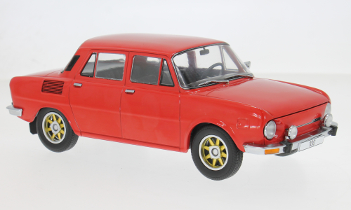 MCG 1:18 Diecast - 1969 Skoda 100 with Alloys, Red - MCG18784
