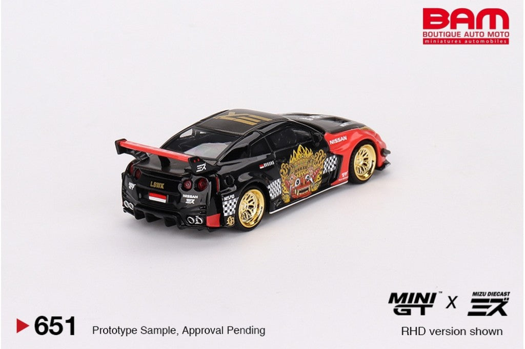 Mini GT 1:64 Diecast LB Silhouette Works GT Nissan 35GT-RR Ver.1 Barong Mini GT X Mizu Diecast (RHD) - MGT00651-R