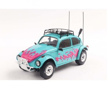 Solido 1:18 Diecast - Volkswagen VW Beetle Baya Vice City Tribute, Blue - S1809604