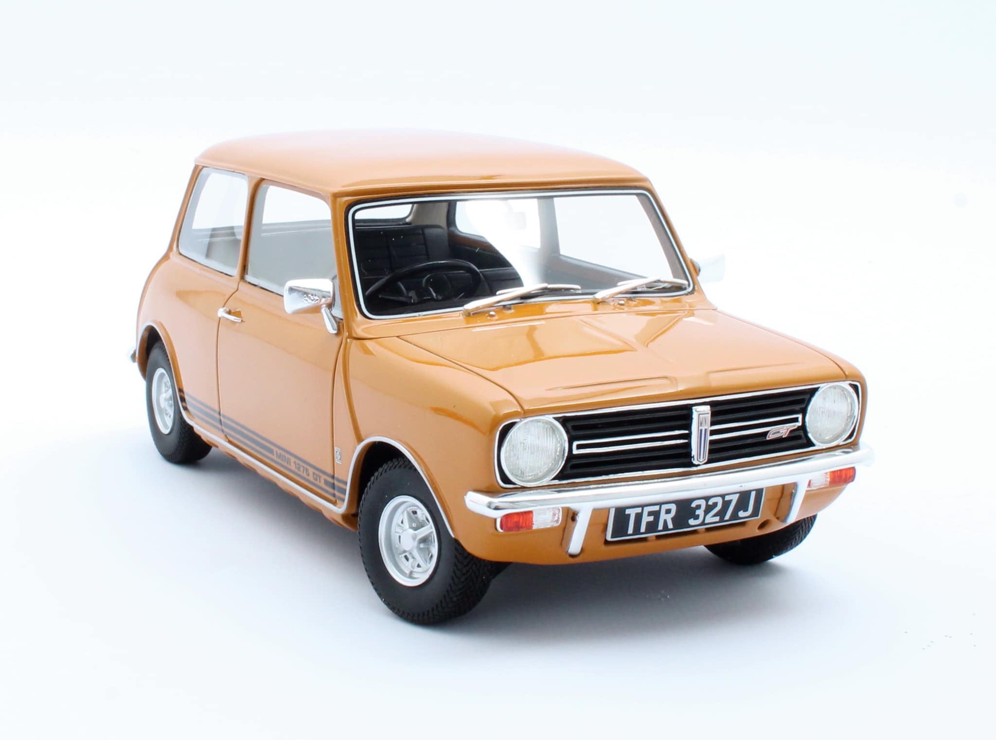 CULT 1:18 Scale Model - 1971 Mini 1275GT - Yellow/Mustard - CML065-1