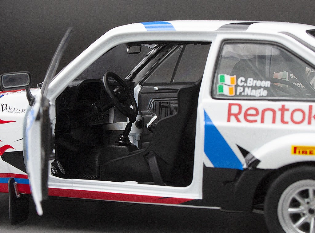 Sunstar 1:18 Ford Escort RS1800 - #2 C.Breen/P.Nagle - 2nd Rentokil Initial Killarney Historic Rally 2019 - 4861