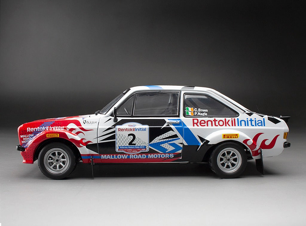 Sunstar 1:18 Ford Escort RS1800 - #2 C.Breen/P.Nagle - 2nd Rentokil Initial Killarney Historic Rally 2019 - 4861