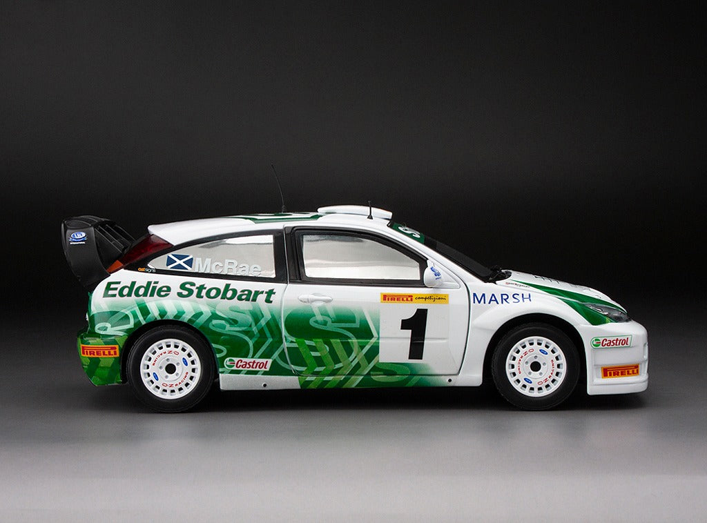 SunStar 1:18 Ford Focus RS WRC '03 - #1 Colin McRae -Pirelli International Rally 2005 - 3912