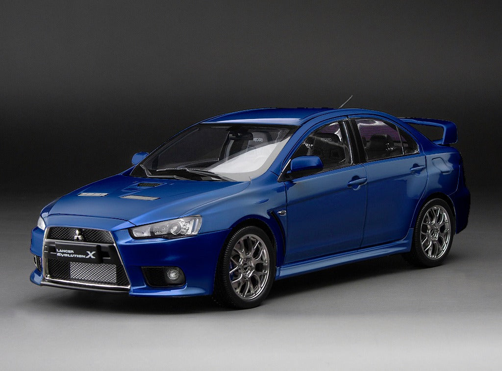 Sunstar 1:18 2018 Mitsubishi Lancer Evolution X - Blue Metallic, 5823