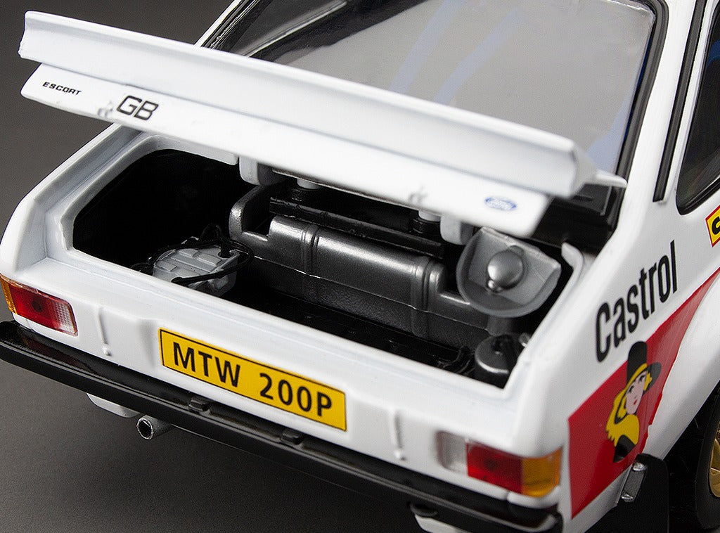 Sunstar 1:18 Ford Escort RS1800 - #2 H.Mikkola/A.Hertz - Rallye du Condroz 1979 - 4860