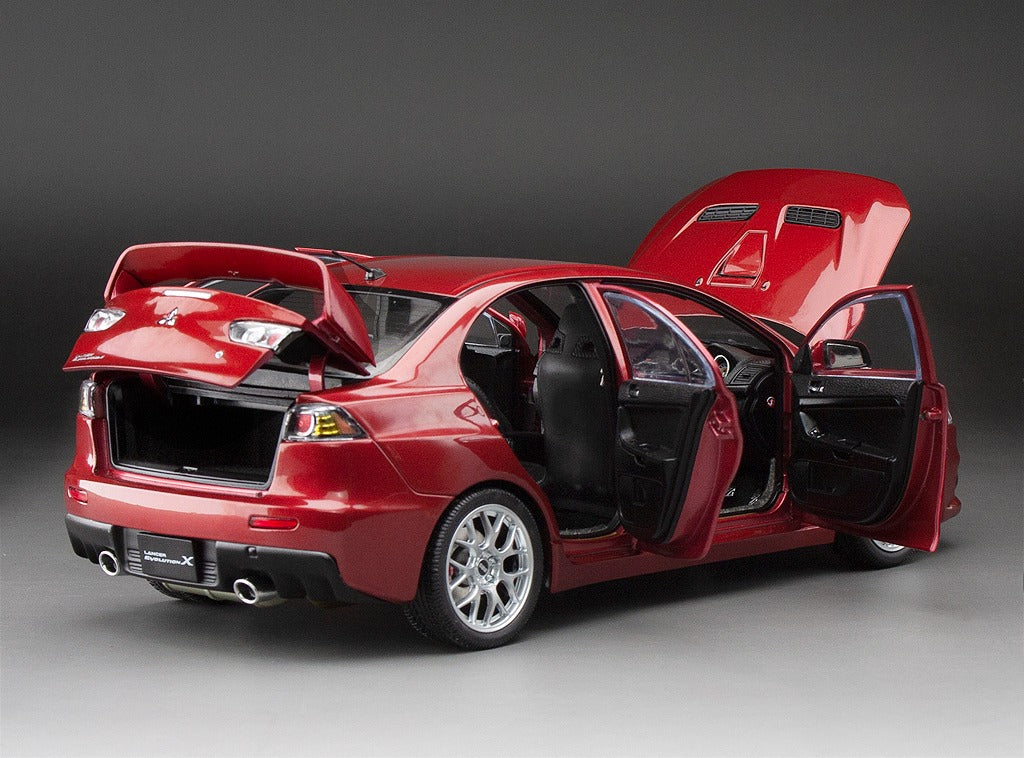 Sunstar 1:18 2018 Mitsubishi Lancer Evolution X - Red Metallic, 5822