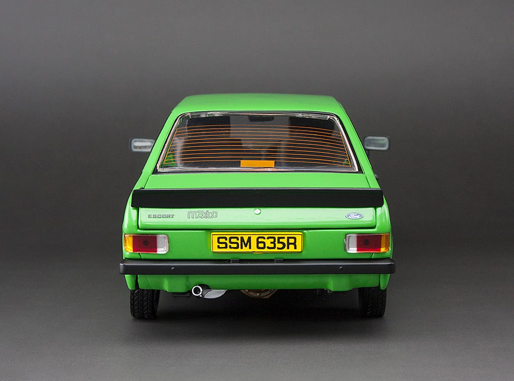 SUNSTAR 1:18 Scale Ford Escort Mk2 Mexico in Green (RHD) - 4635R