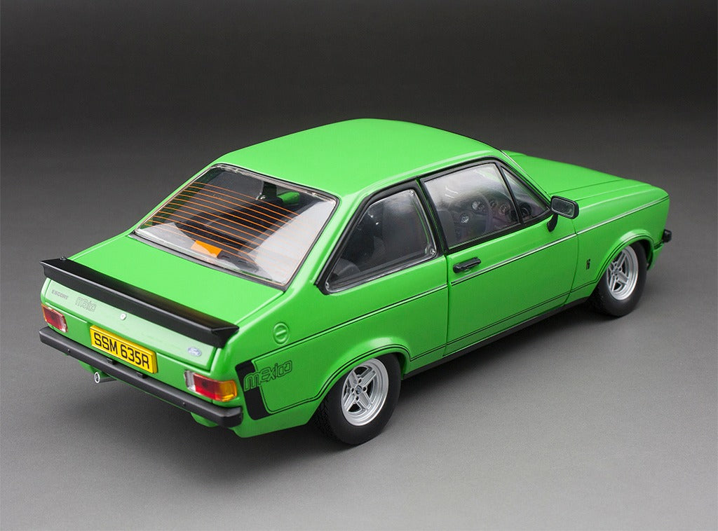 SUNSTAR 1:18 Scale Ford Escort Mk2 Mexico in Green (RHD) - 4635R
