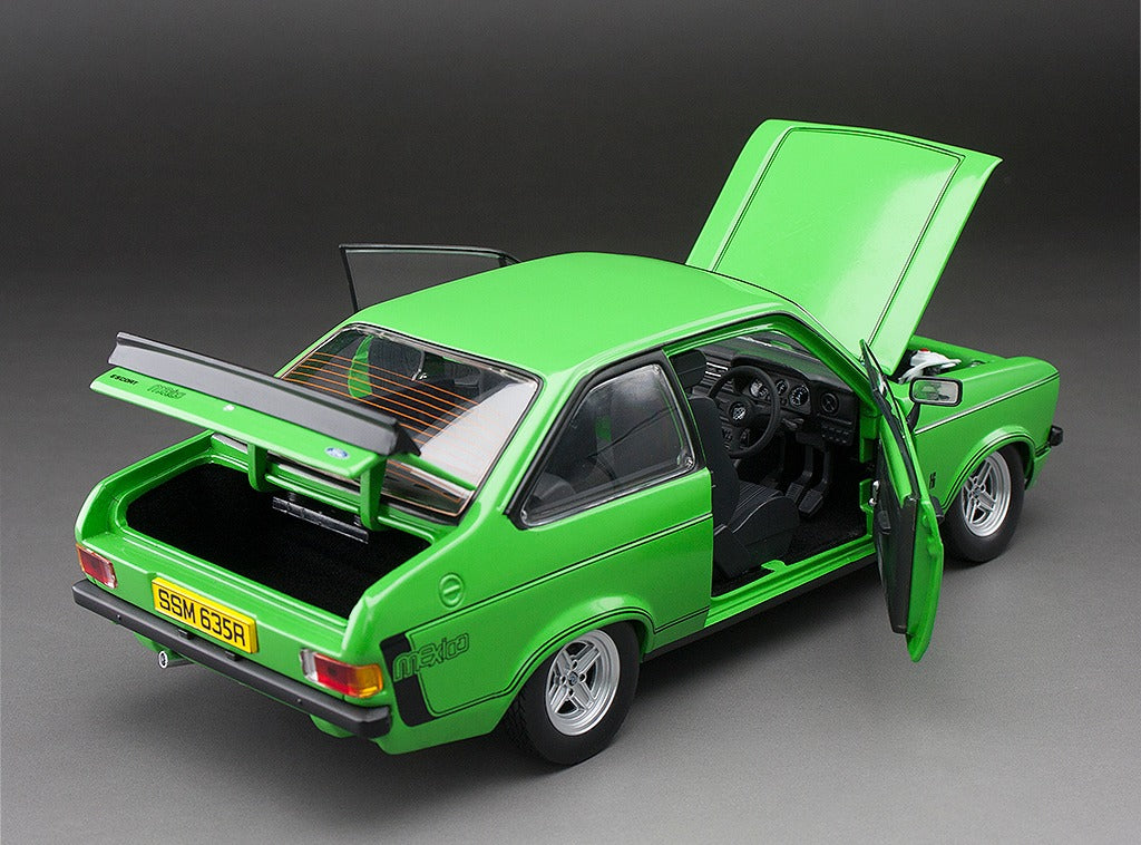 SUNSTAR 1:18 Scale Ford Escort Mk2 Mexico in Green (RHD) - 4635R