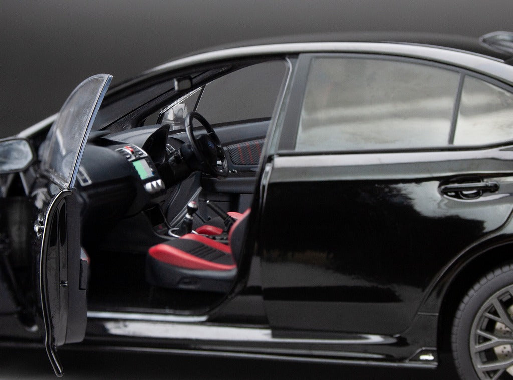 Sunstar 1:18 2018 Subaru Impreza WRX STI - Customised Version - Crystal Black - 5557