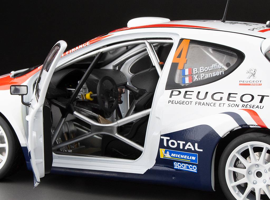 Sunstar 1:18 Peugeot 207 S2000 - #4 B. Bouffier /X.Panseri - Rallye Automobile Monte- Carlo 2011 (limited edition 999pcs) - 5443