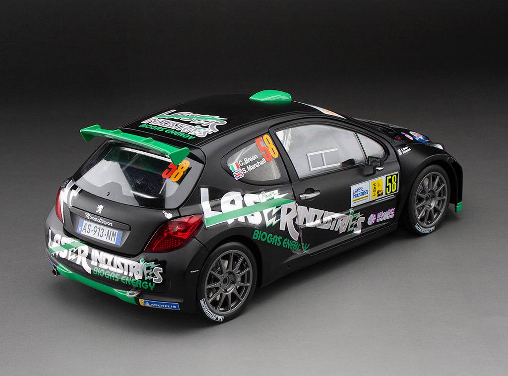 Sunstar 1:18 Peugeot 207 S2000 - #58 C.Breen /S.Marshall - Monza Rally Show 2013 (limited edition 999pcs) - 5441