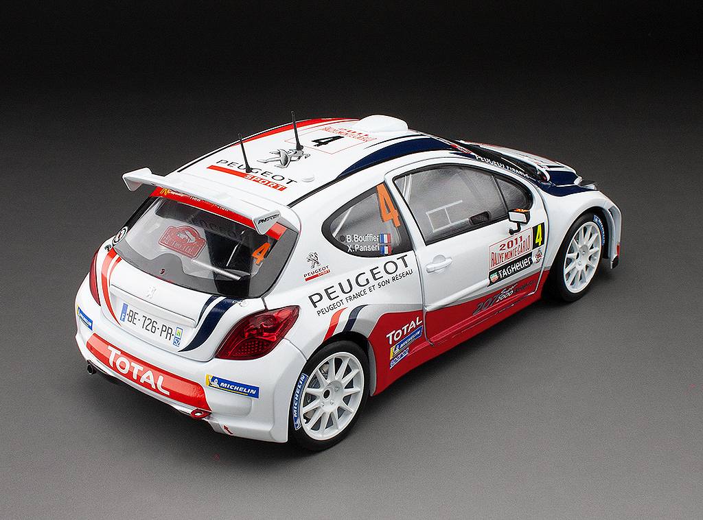 Sunstar 1:18 Peugeot 207 S2000 - #4 B. Bouffier /X.Panseri - Rallye Automobile Monte- Carlo 2011 (limited edition 999pcs) - 5443