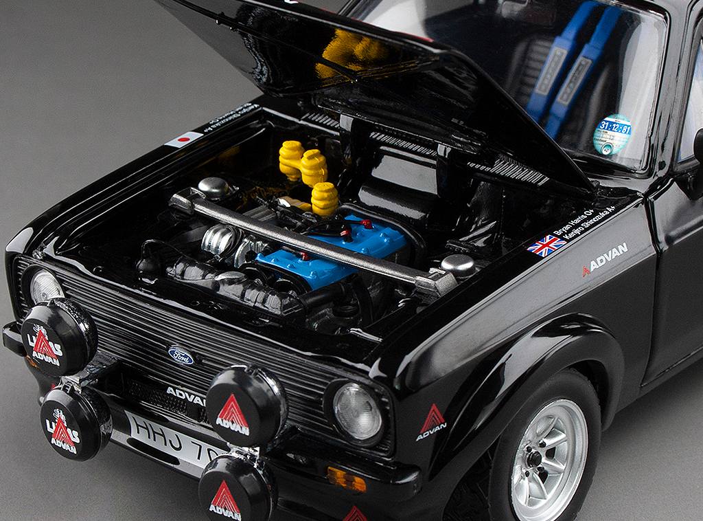 Sunstar 1:18 Ford Escort RS1800 - #31 K.Shinozuka/B.Harris - Rallye de Portugal - Vinho do Porto 1981 - 4863R