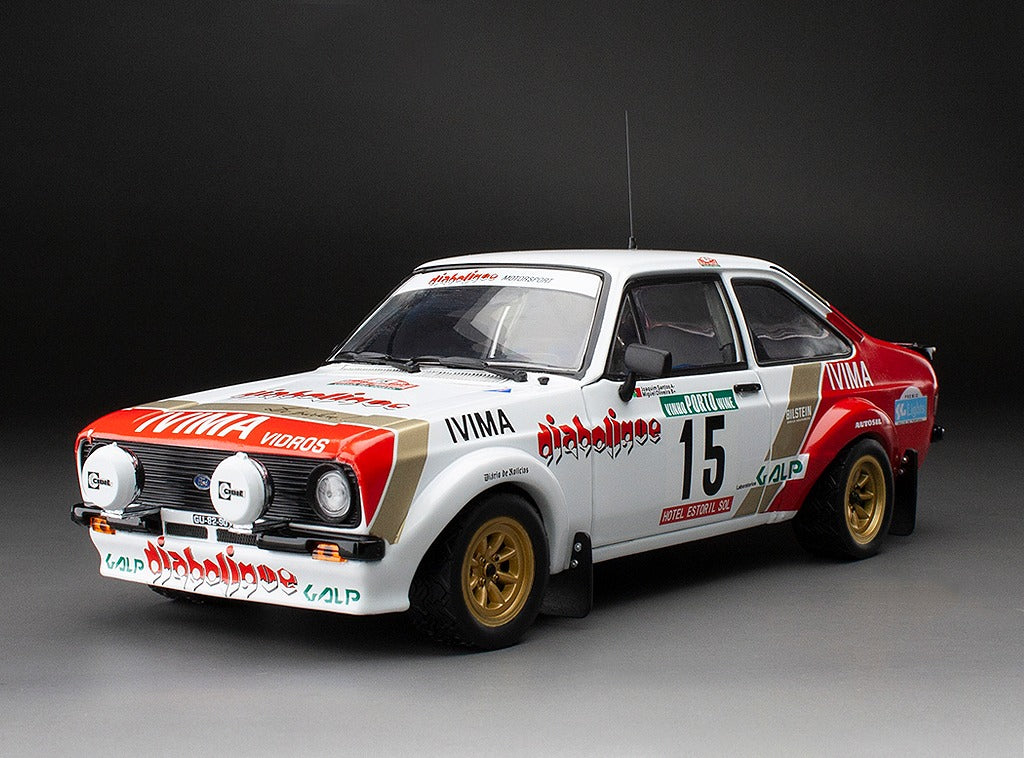 Sunstar 1:18 Ford Escort RS1800 - #15 J.Santos / M.Oliveira - Rallye de Portugal - Vinho do Porto 1983 - 4862