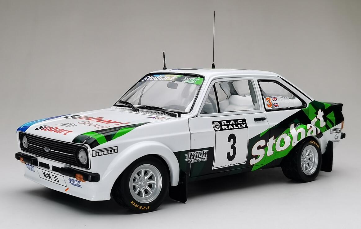 SUNSTAR 4852 1:18 Scale Ford Escort Mk II RS 1800 #3 Stobart Alber Clark Rally 2008 M.Wilson/J.Millington