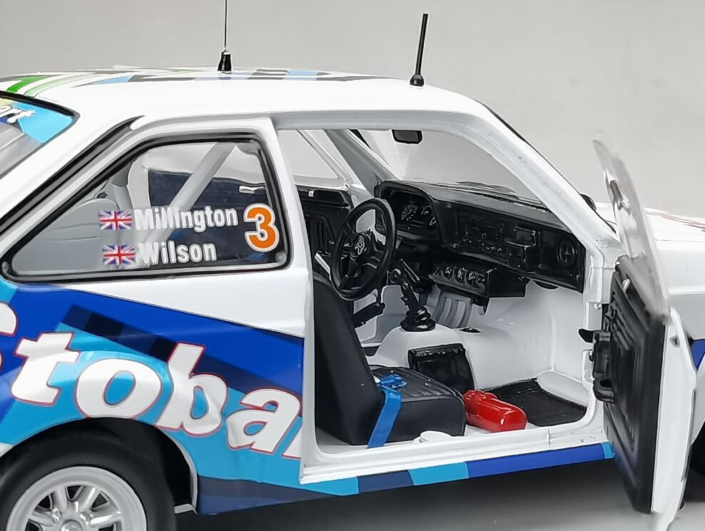 SUNSTAR 4852 1:18 Scale Ford Escort Mk II RS 1800 #3 Stobart Alber Clark Rally 2008 M.Wilson/J.Millington