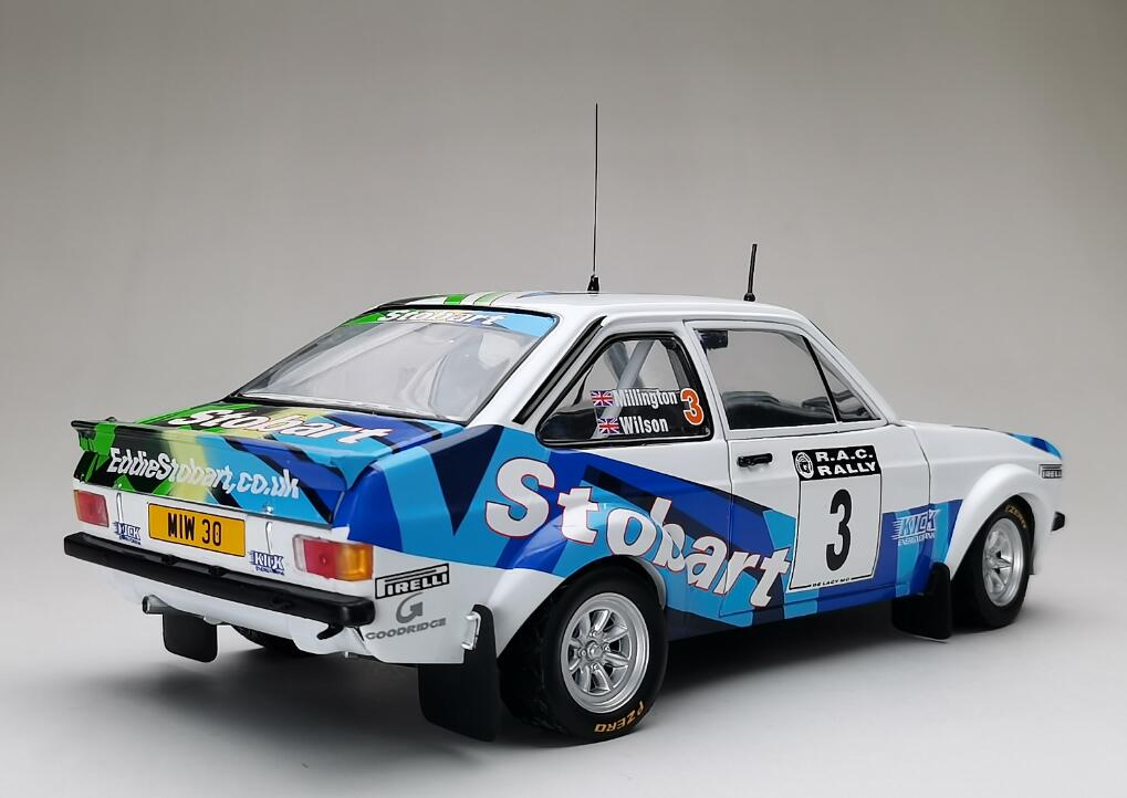 SUNSTAR 4852 1:18 Scale Ford Escort Mk II RS 1800 #3 Stobart Alber Clark Rally 2008 M.Wilson/J.Millington