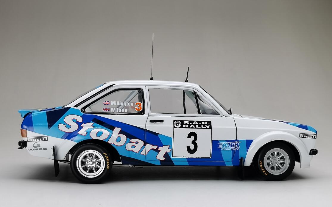SUNSTAR 4852 1:18 Scale Ford Escort Mk II RS 1800 #3 Stobart Alber Clark Rally 2008 M.Wilson/J.Millington
