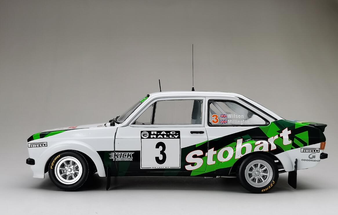 SUNSTAR 4852 1:18 Scale Ford Escort Mk II RS 1800 #3 Stobart Alber Clark Rally 2008 M.Wilson/J.Millington